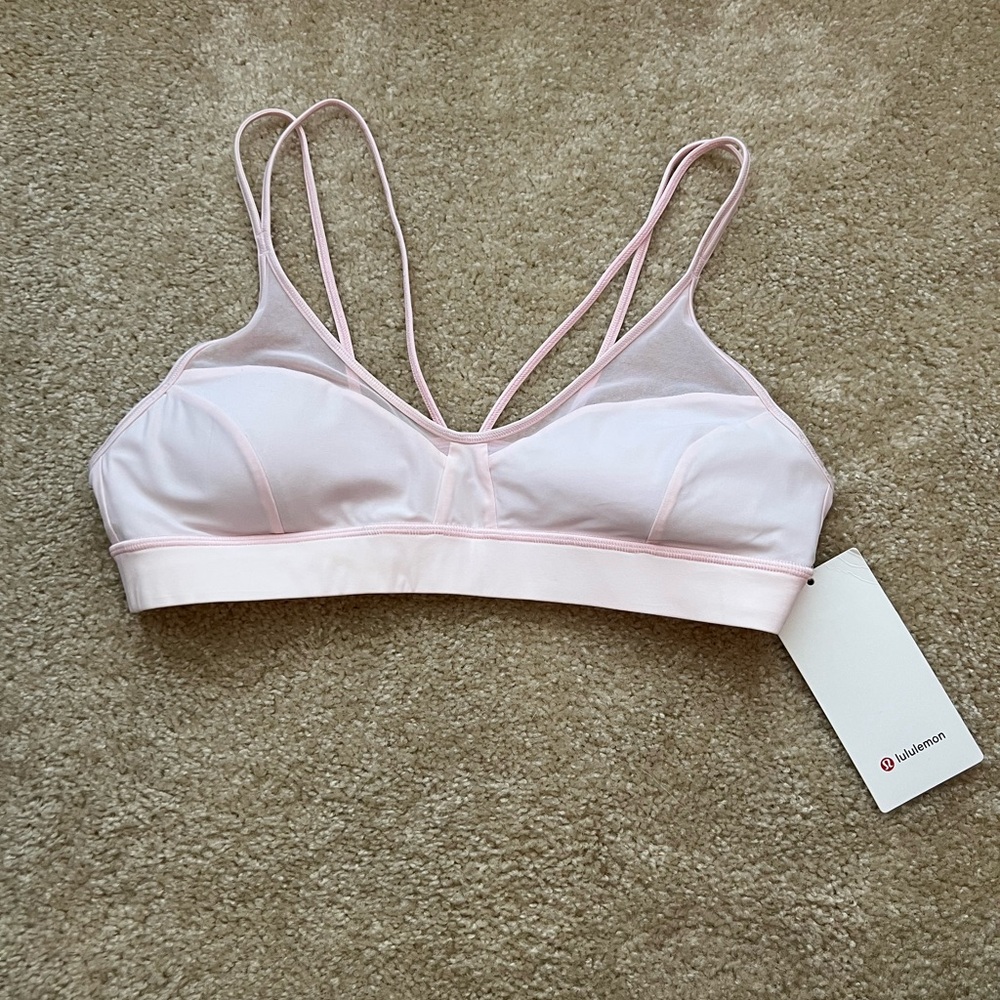 NWT Lululemon Pink Strappy Bralette